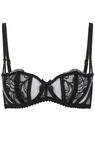 Agent Provocateur Rozlyn Black Balconette Bra