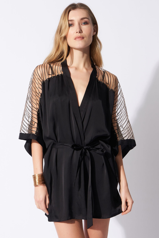 Atelier Amour Cosmic Dream Kimono Black/Nude