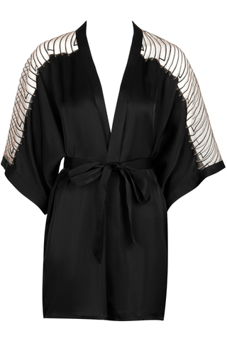 Atelier Amour Cosmic Dream Kimono Black/Nude