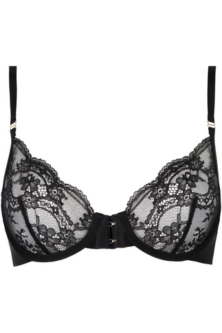 Atelier Amour Evasion Sensuelle Half Cup Bra Black