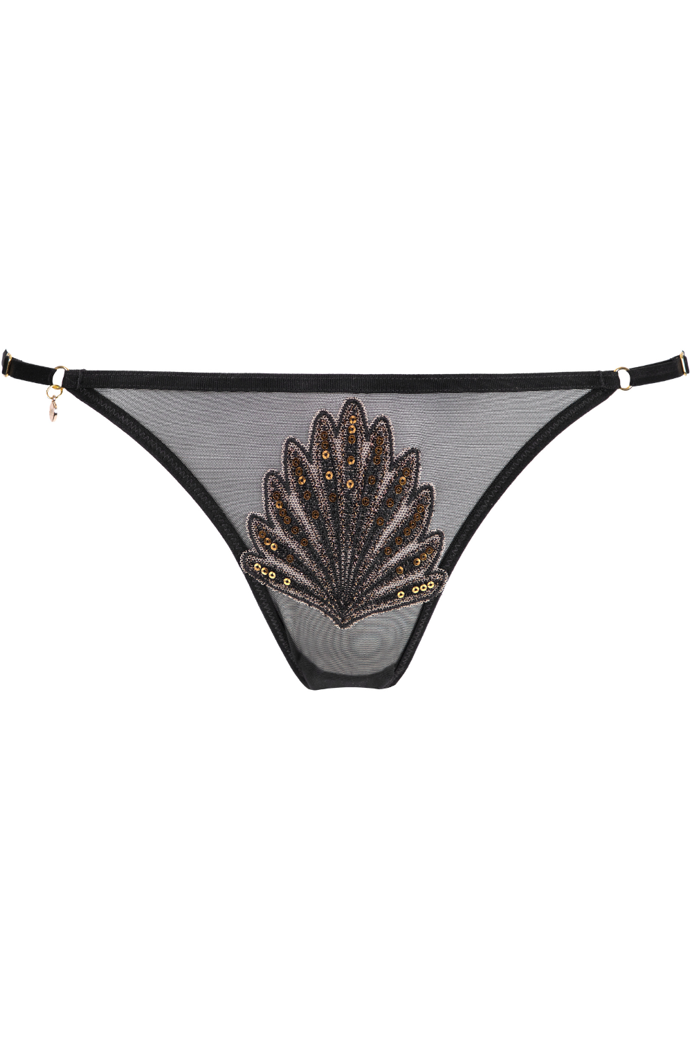 Atelier Amour Show Time Brief Black | Sheer Lingerie