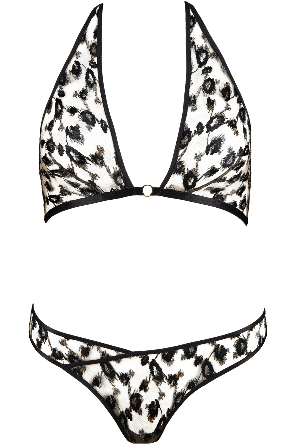 Aubade Absolutely Wild Bralet & Thong Set Metallic Fusion