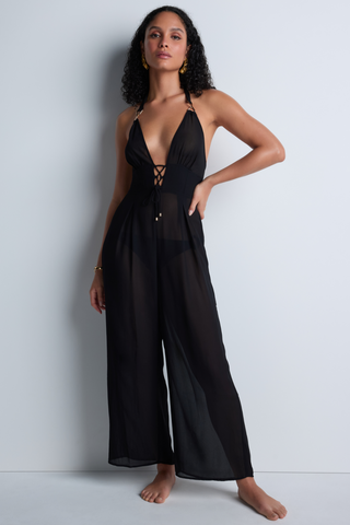 Aubade Beach Walk Jumpsuit Black