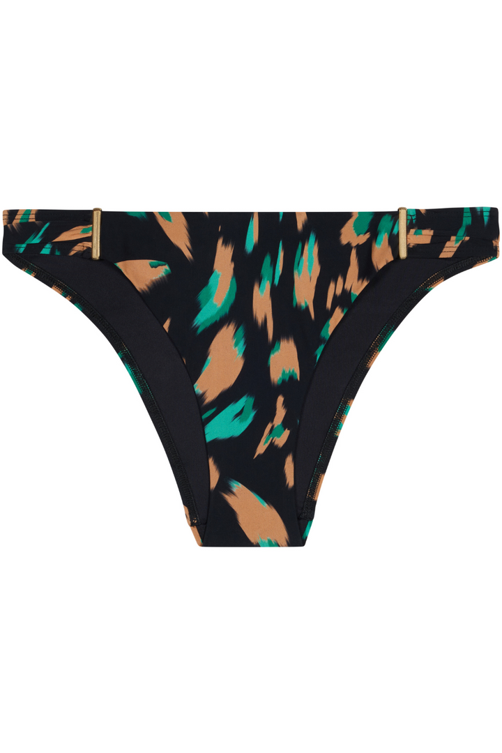 Aubade Feline Energy Bikini Bottom Green Panther