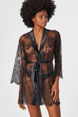 Aubade Histoire D’un Soir Kimono Black