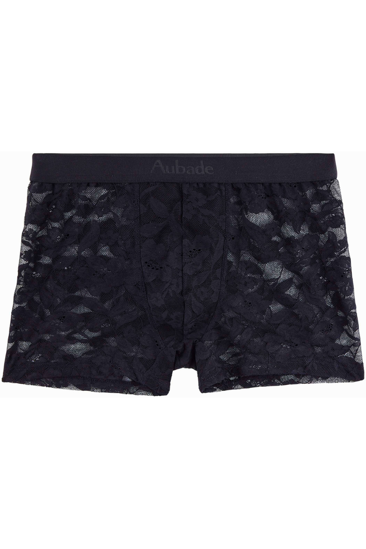 Aubade Homme Men's Lace Boxer Black