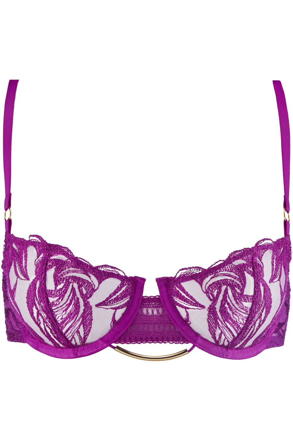 Aubade Into The Groove Half Cup Bra Pink Karma