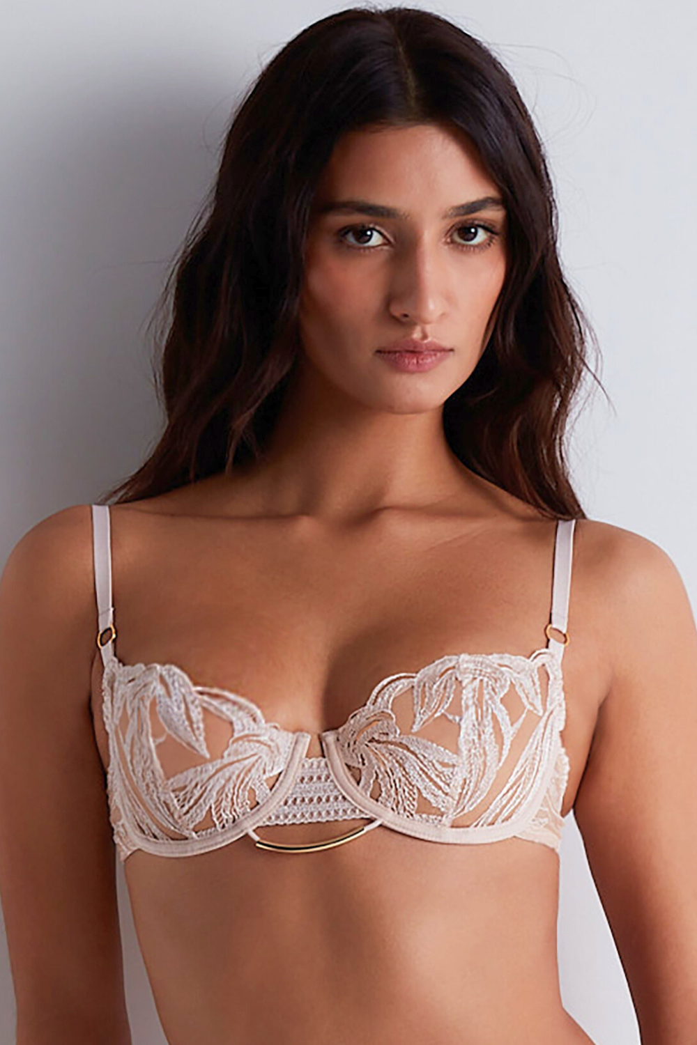 Aubade Into The Groove Half Cup Bra Sandstone