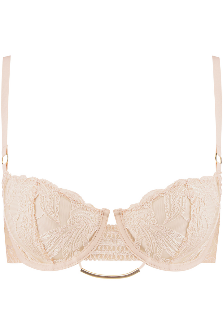 Aubade Into The Groove Half Cup Bra Sandstone