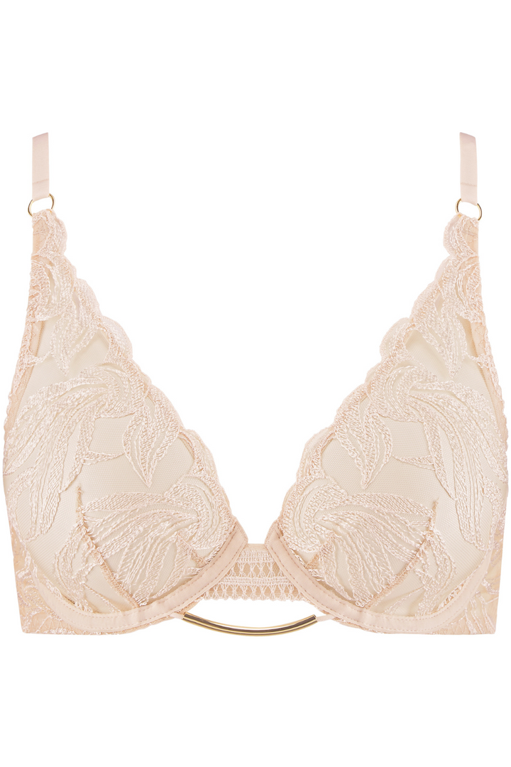 Aubade Into The Groove Underwired Triangle Bra Sandstone