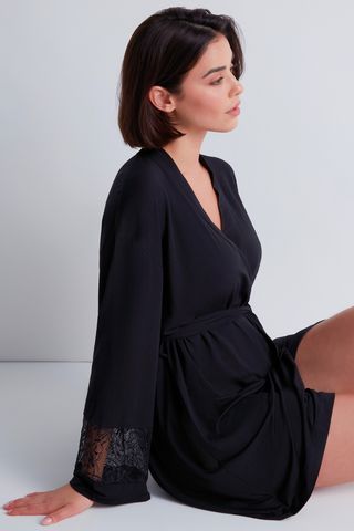 Aubade Lazy Days Kimono Black