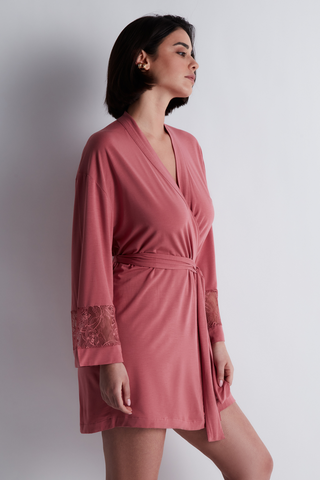 Aubade Lazy Days Kimono Rosewood