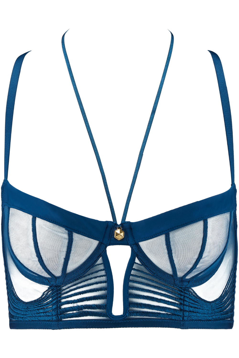 Aubade Sumptuous Waves Bustier Imperial Blue