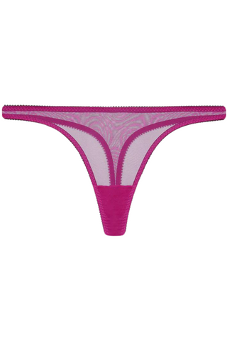 Dora Larsen Edith Tulle Thong Purple