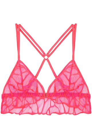 Fleur of England Cleo Boudoir Bra Bright Coral