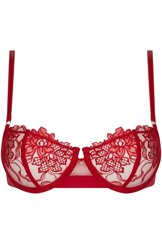 Lise Charmel Adorable En Sexy Half Cup Bra Rouge Effusion