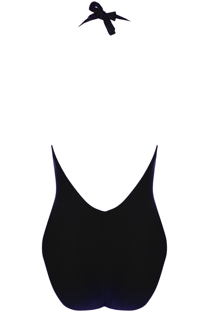 Lise Charmel Perles Nacrées Halterneck Swimsuit Black