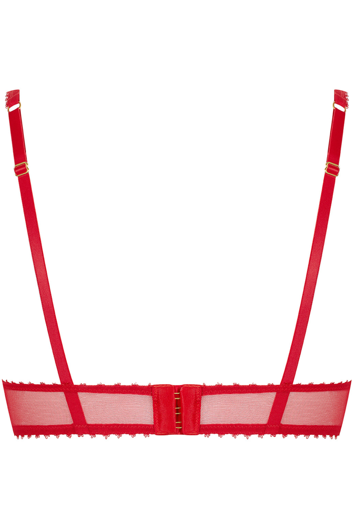 Maison Close Accroche Coeur Wire Bra Red