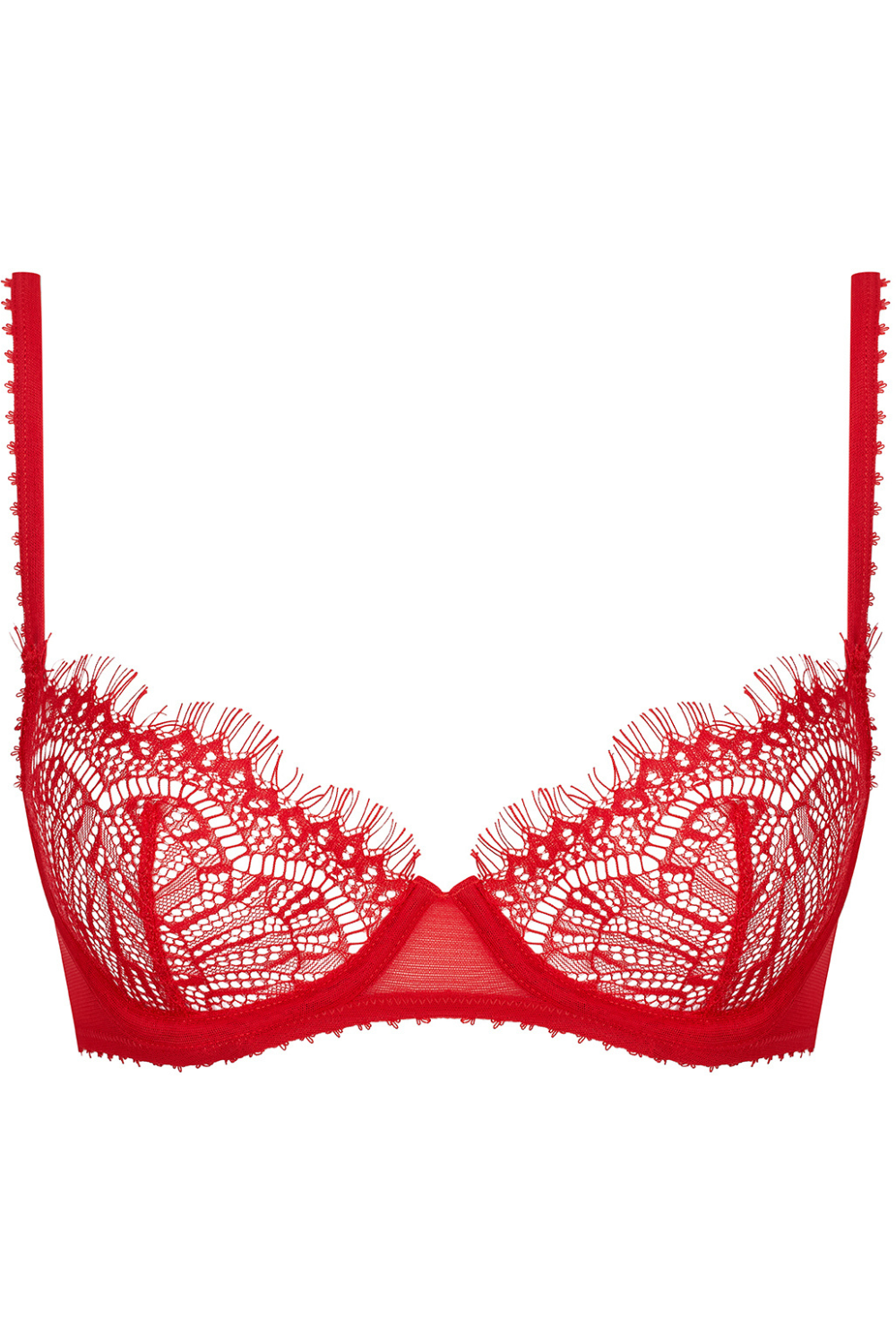 Maison Close Accroche Coeur Wire Bra Red