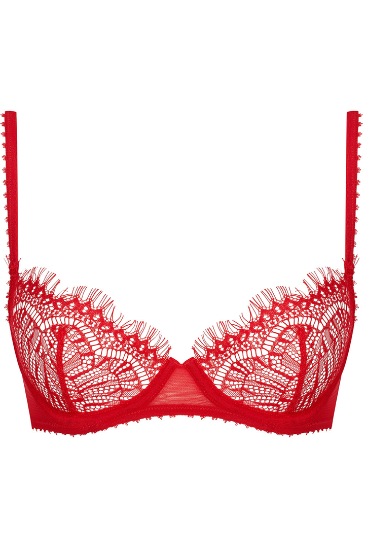 Maison Close Accroche Coeur Wire Bra Red