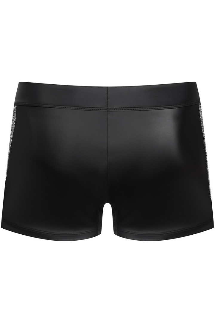 Maison Close Leather Look Men's Boxer Black Chambre Noire