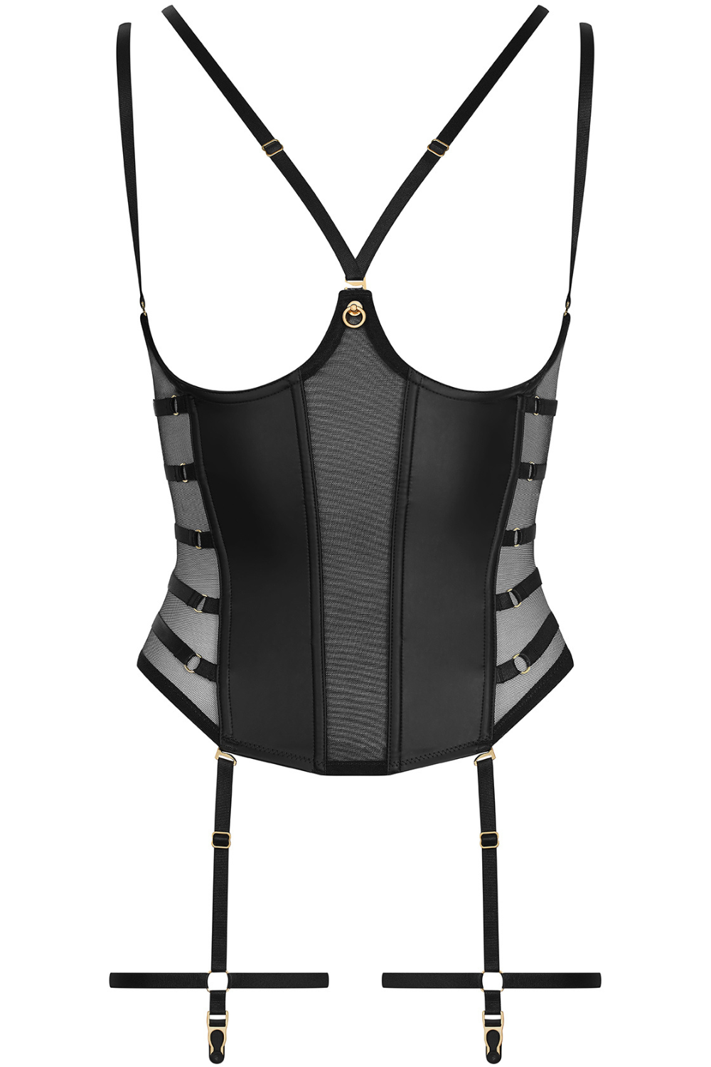 Maison Close Chambre Noire Private Cupless Corset Black