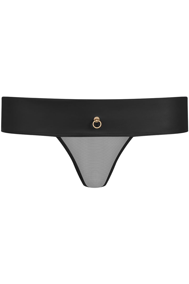 Maison Close Chambre Noire Tanga Thong Black