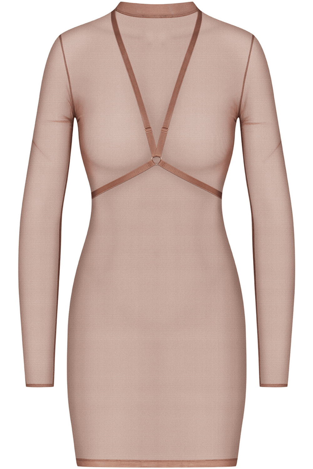 Maison Close Corps à Corps Dress Taupe