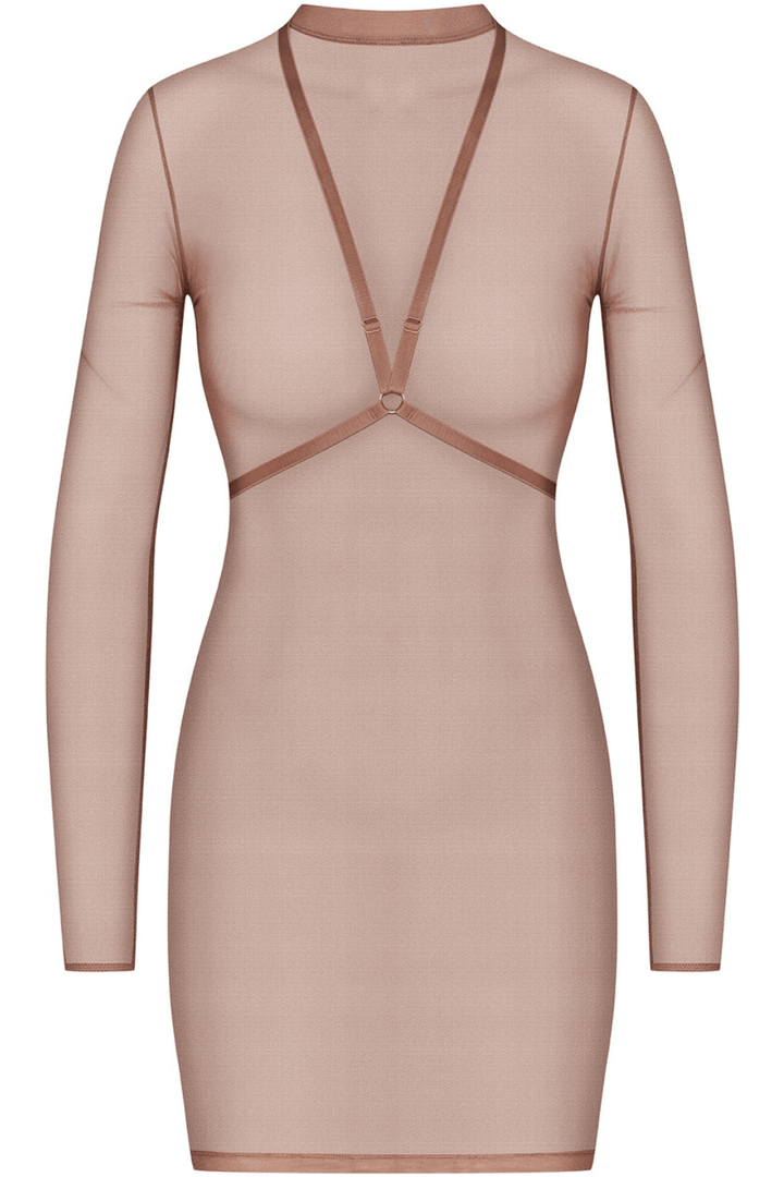 Maison Close Corps à Corps Dress Taupe