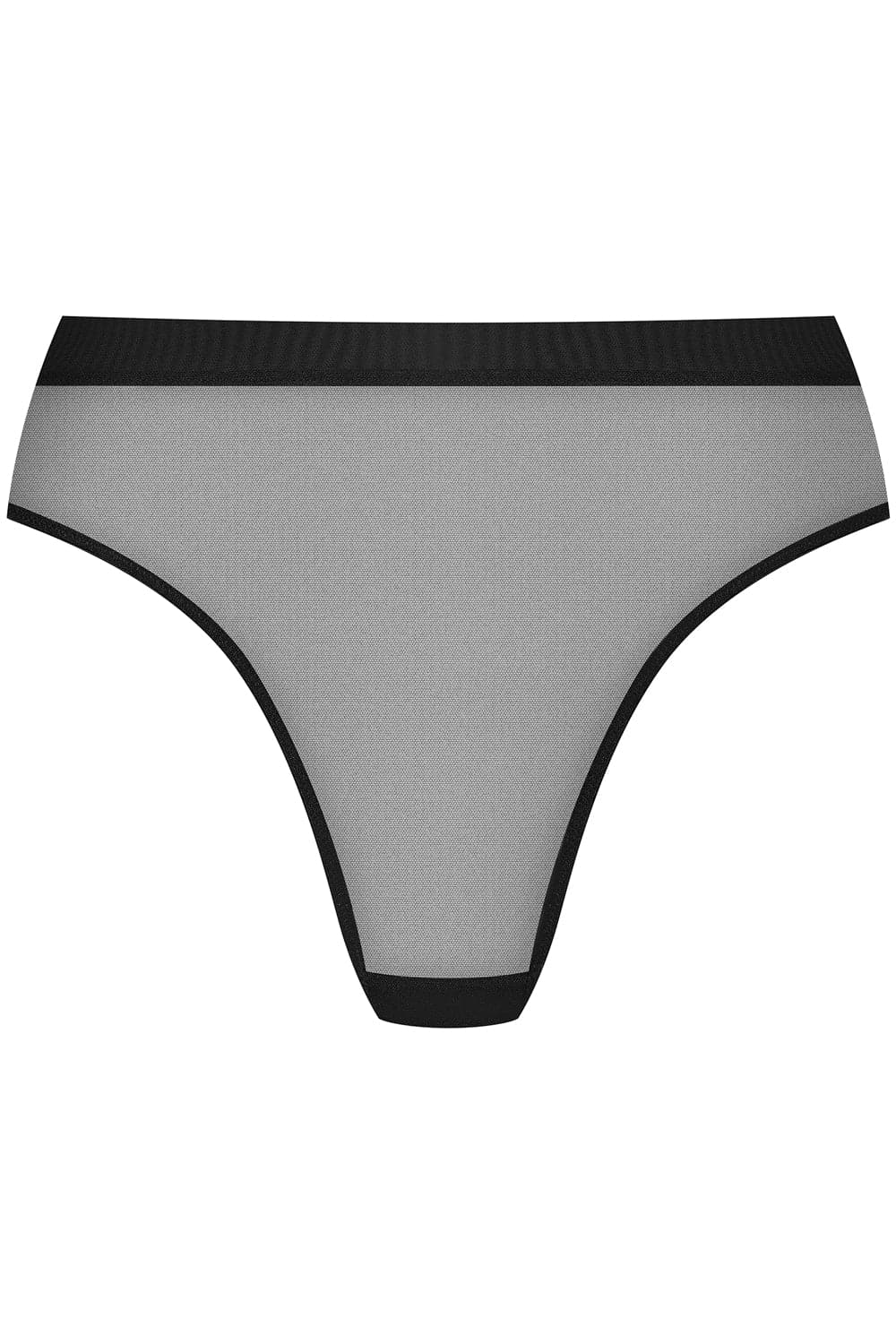 Maison Close Corps à Corps High Waist Thong Black