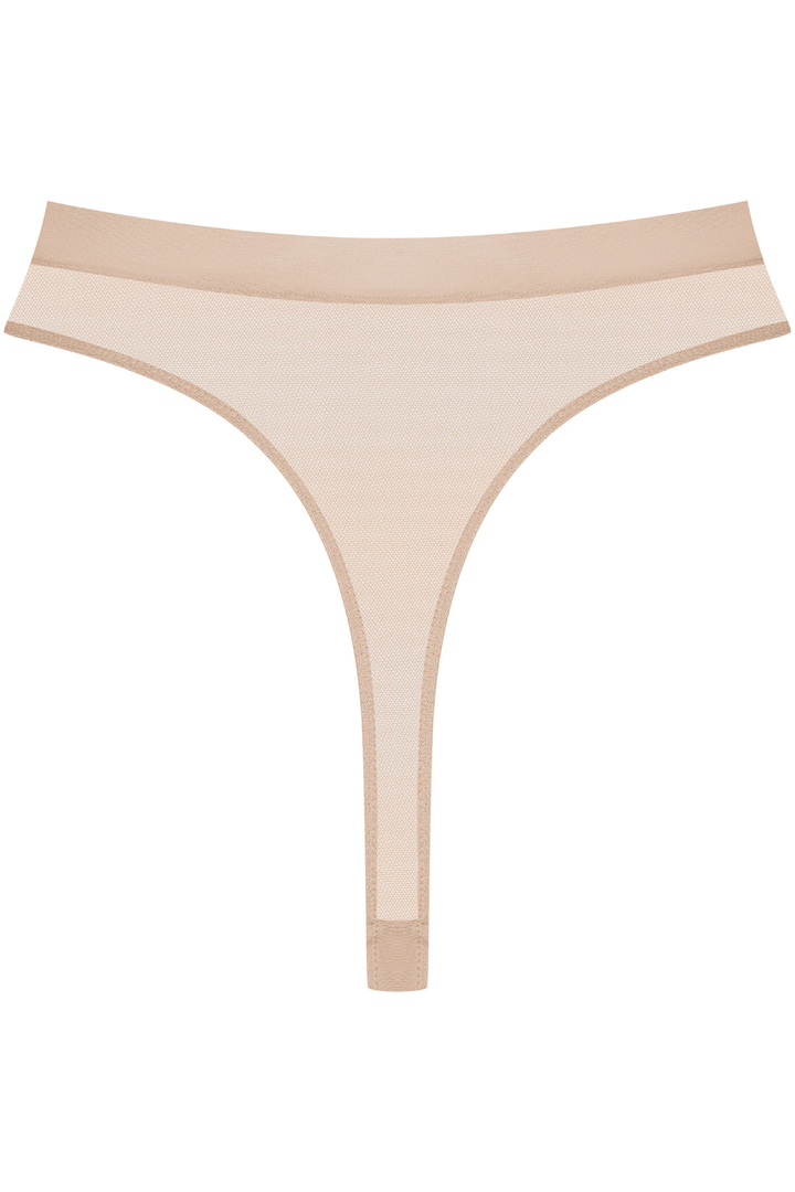 Maison Close Corps à Corps High Waist Thong Vanilla