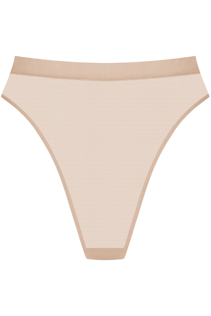 Maison Close Corps à Corps High Waist Thong Vanilla