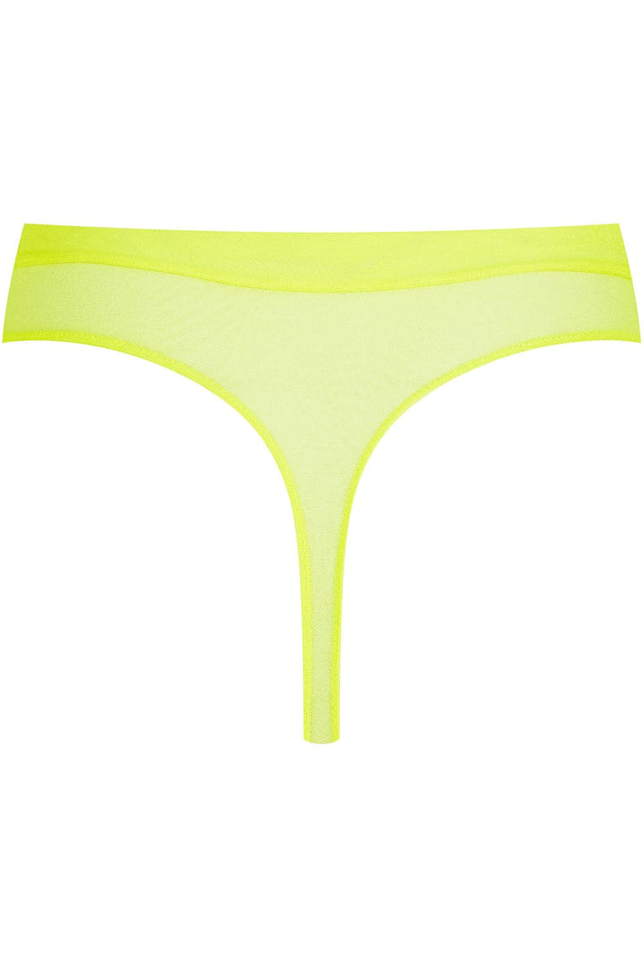 Maison Close Corps à Corps Neon High Waist Thong Yellow