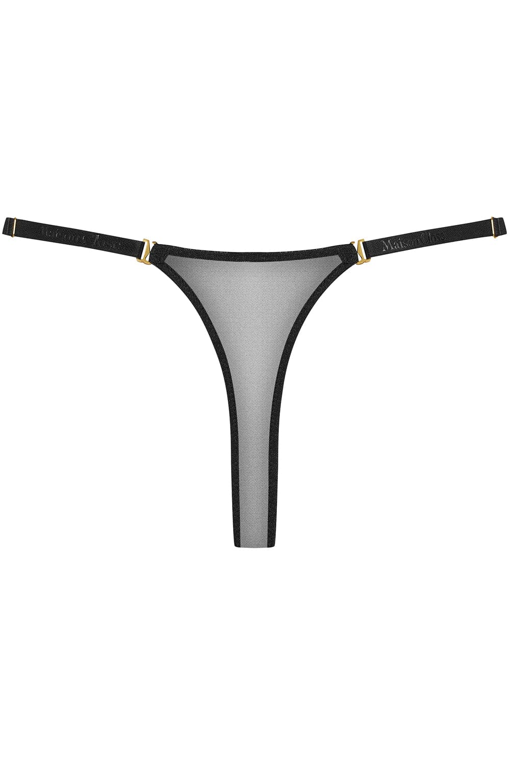 Maison Close Corps à Corps Mini Thong Black