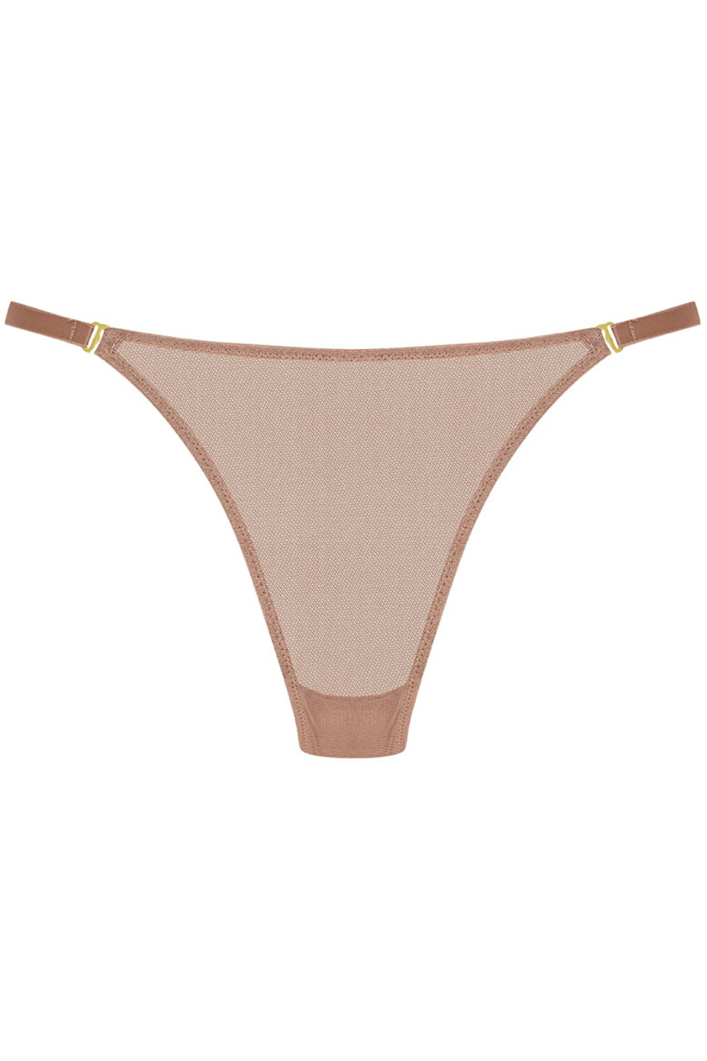 Maison Close Corps à Corps Mini Thong Taupe