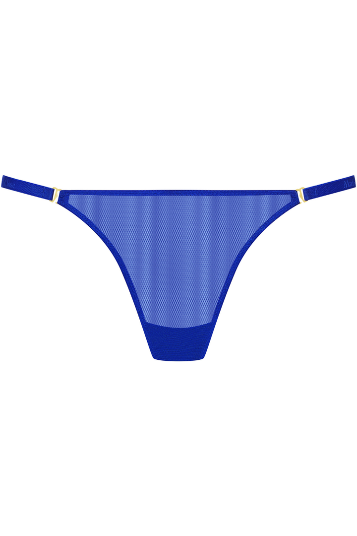 Maison Close Corps à Corps Mini Thong Neon Blue