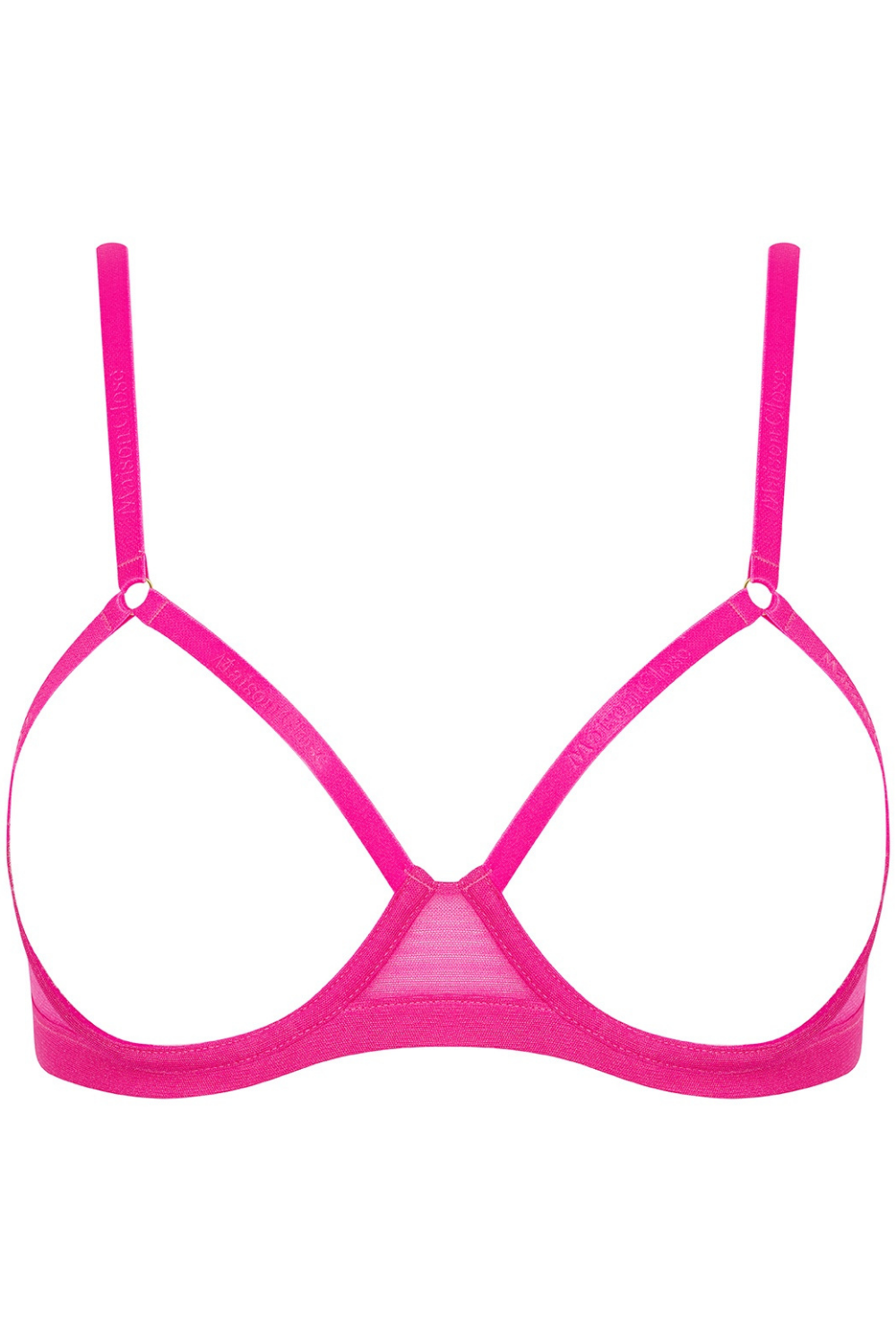 Maison Close Corps à Corps Neon Open Underwired Bra Pink