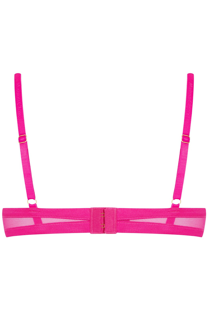 Maison Close Corps à Corps Neon Open Underwired Bra Pink