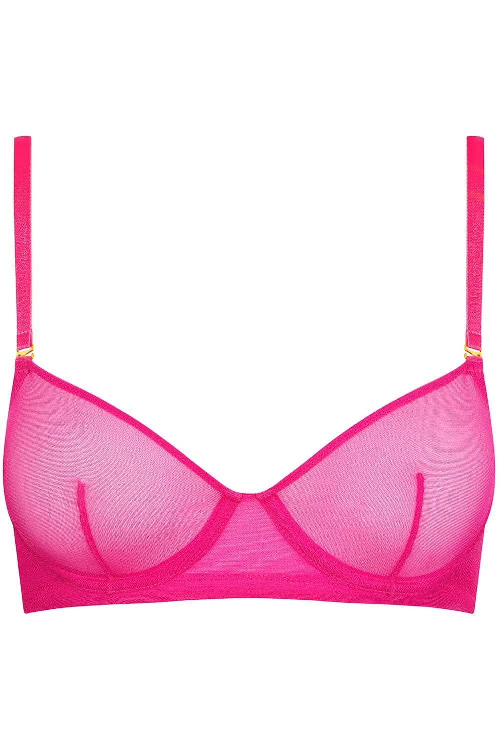 Maison Close Corps à Corps Neon Underwired Bra Pink