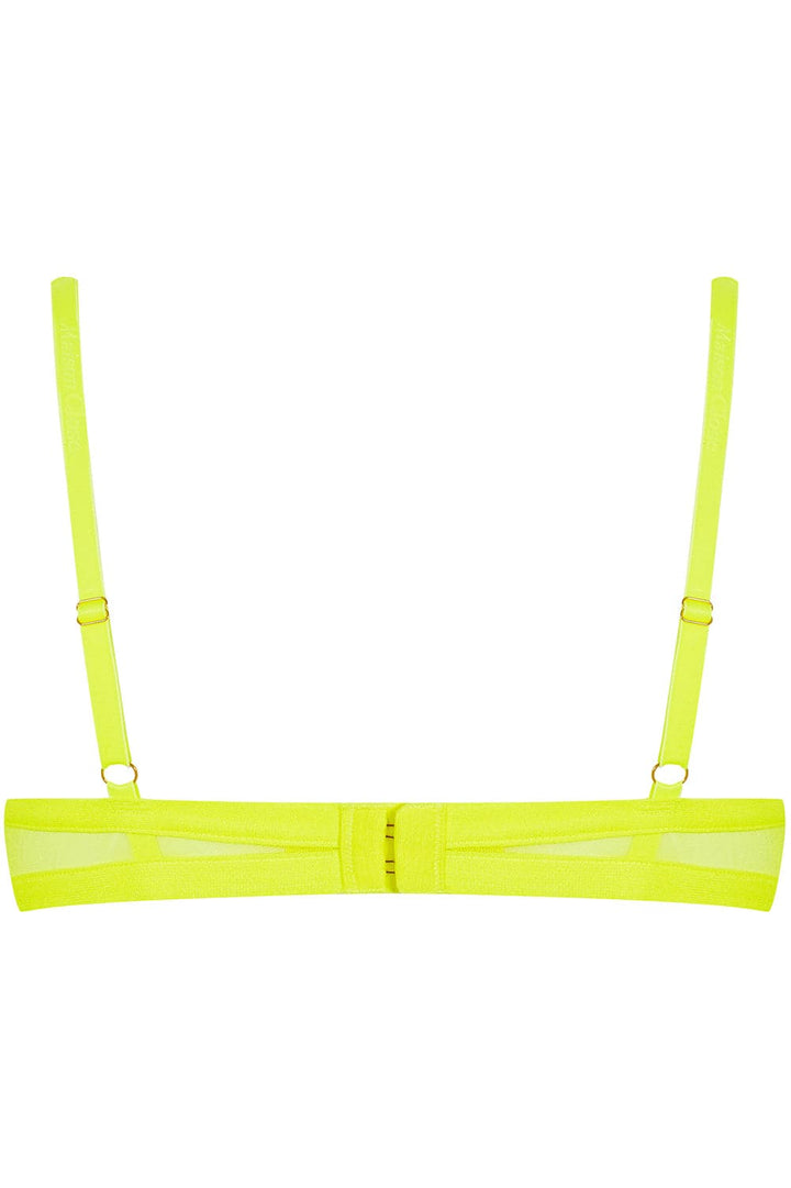 Maison Close Corps à Corps Neon Open Underwired Bra Yellow