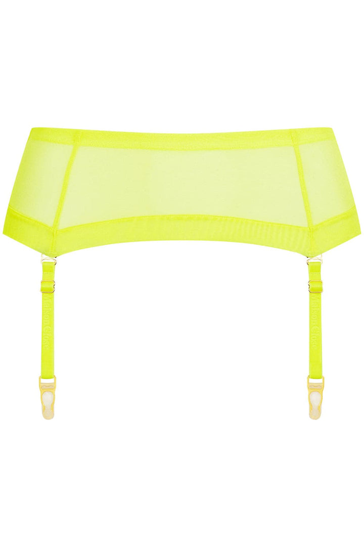 Maison Close Corps à Corps Neon Suspender Belt Yellow