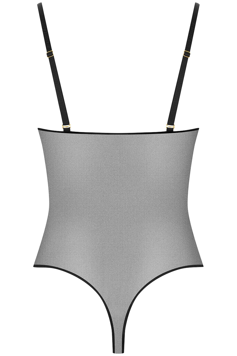 Maison Close Corps à Corps Thong Bodysuit Black