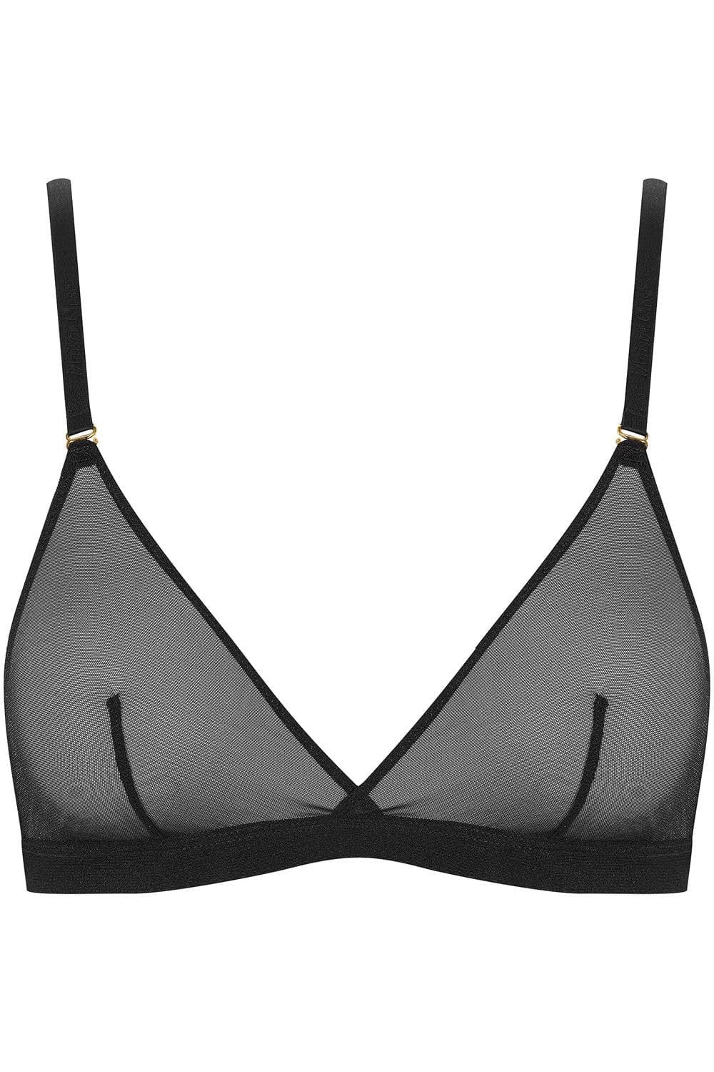 Maison Close Corps à Corps Triangle Bra Black