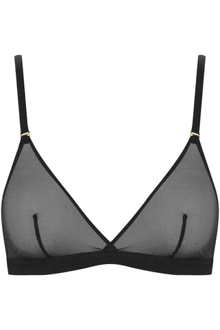 Maison Close Corps à Corps Triangle Bra Black