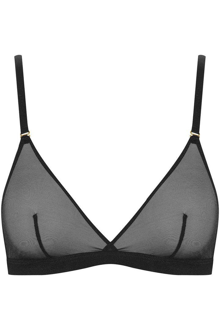 Maison Close Corps à Corps Triangle Bra Black