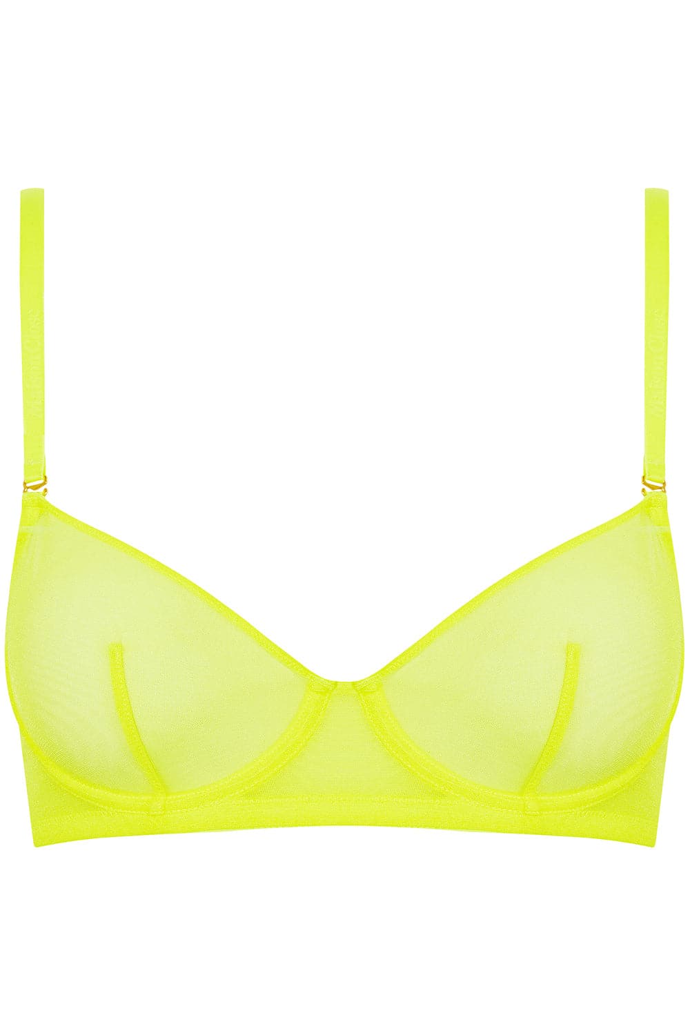 Maison Close Corps à Corps Neon Underwired Bra Yellow