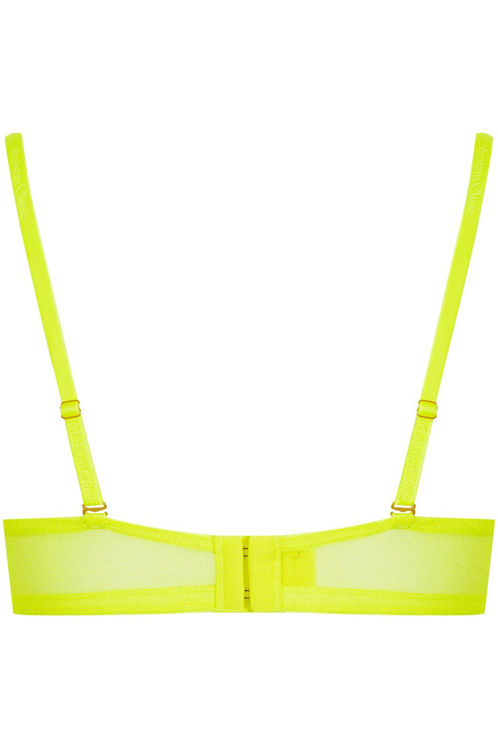 Maison Close Corps à Corps Neon Underwired Bra Yellow