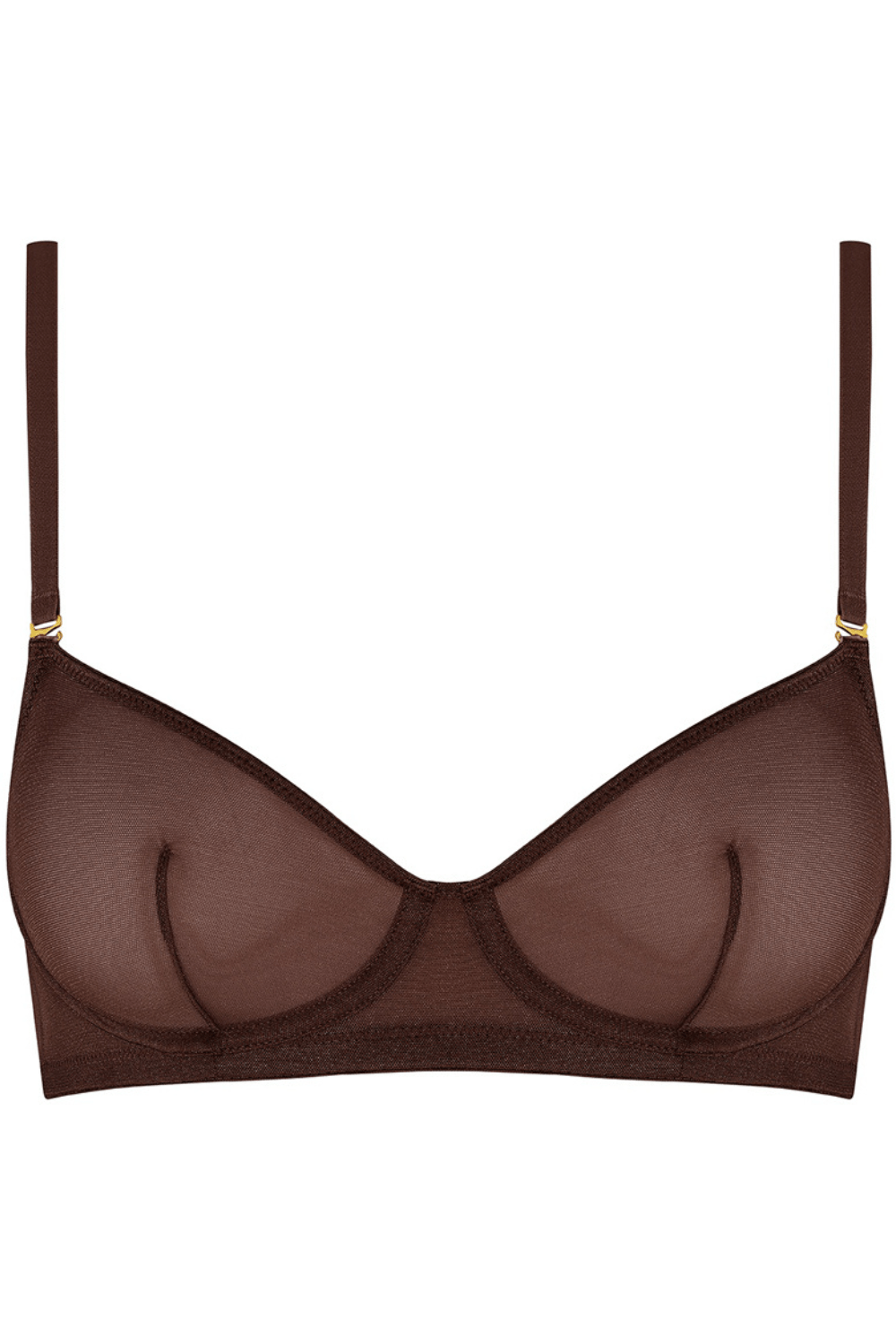 Maison Close Corps à Corps Wire Bra Brown