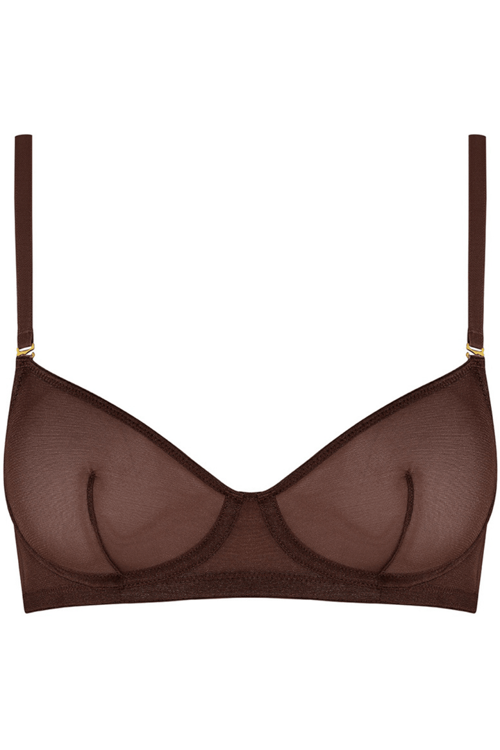 Maison Close Corps à Corps Wire Bra Brown