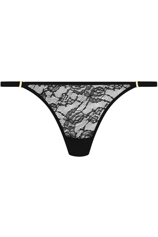 Maison Close Flashback Lace Mini Thong Black